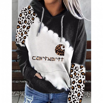 Women's Leopard Print Hoodie