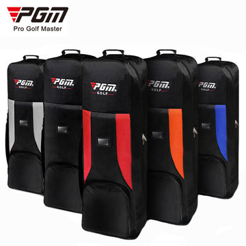 PGM HKB001 durable thick nylon folding travel golf bag with wheels