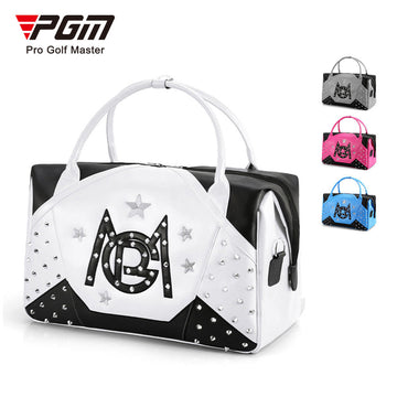 PGM YWB033 portable golf boston bag large colorful waterproof rivet golf boston bag