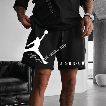 Men's Street Style Basketball Print Shorts