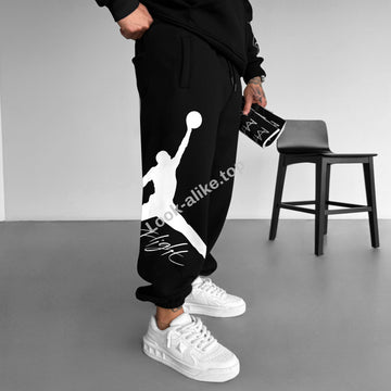 Men's Street Style Basketball Print Sweatpants