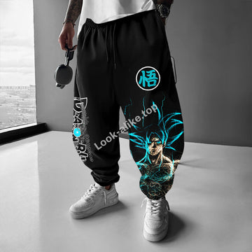 Unisex Oversized Anime Loose Casual Harem Pants