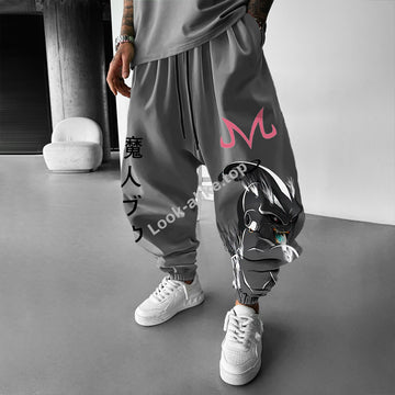 Unisex Anime Lover Print Casual Oversized Harem Pants