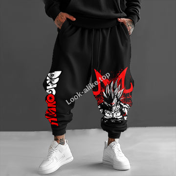 Unisex Anime Lover Casual Oversized Harem Pants