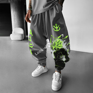 Unisex Oversized Anime Harem Pants