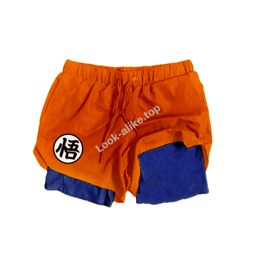 Men's Casual Drawstring Print Shorts