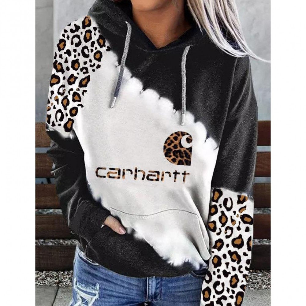 Women's Leopard Print Hoodie