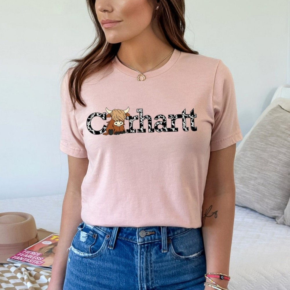 Women's Highland Cow Short Sleeve T-Shirt