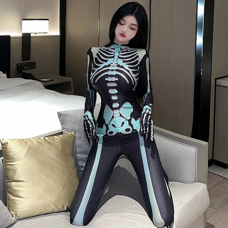 SC2369 Skeleton Bodystockings Lingerie