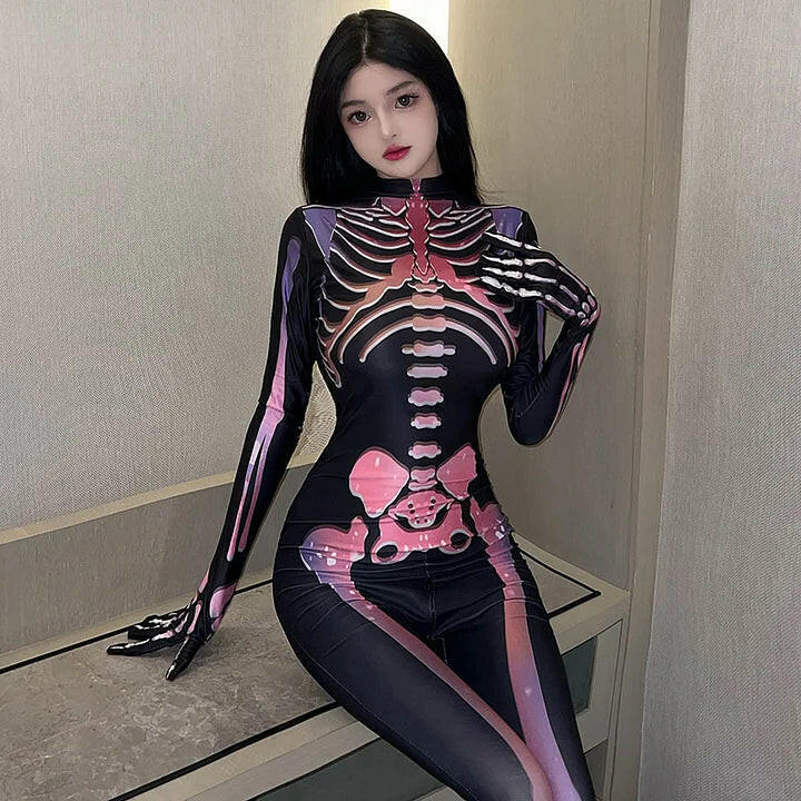 SC2369 Skeleton Bodystockings Lingerie
