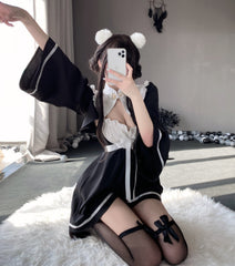 SC2588 Classic Cheongsam Sensual Pajama Set