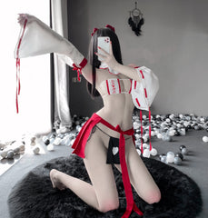 SC267 Cute Witch Three-Point French Maid Outfit
