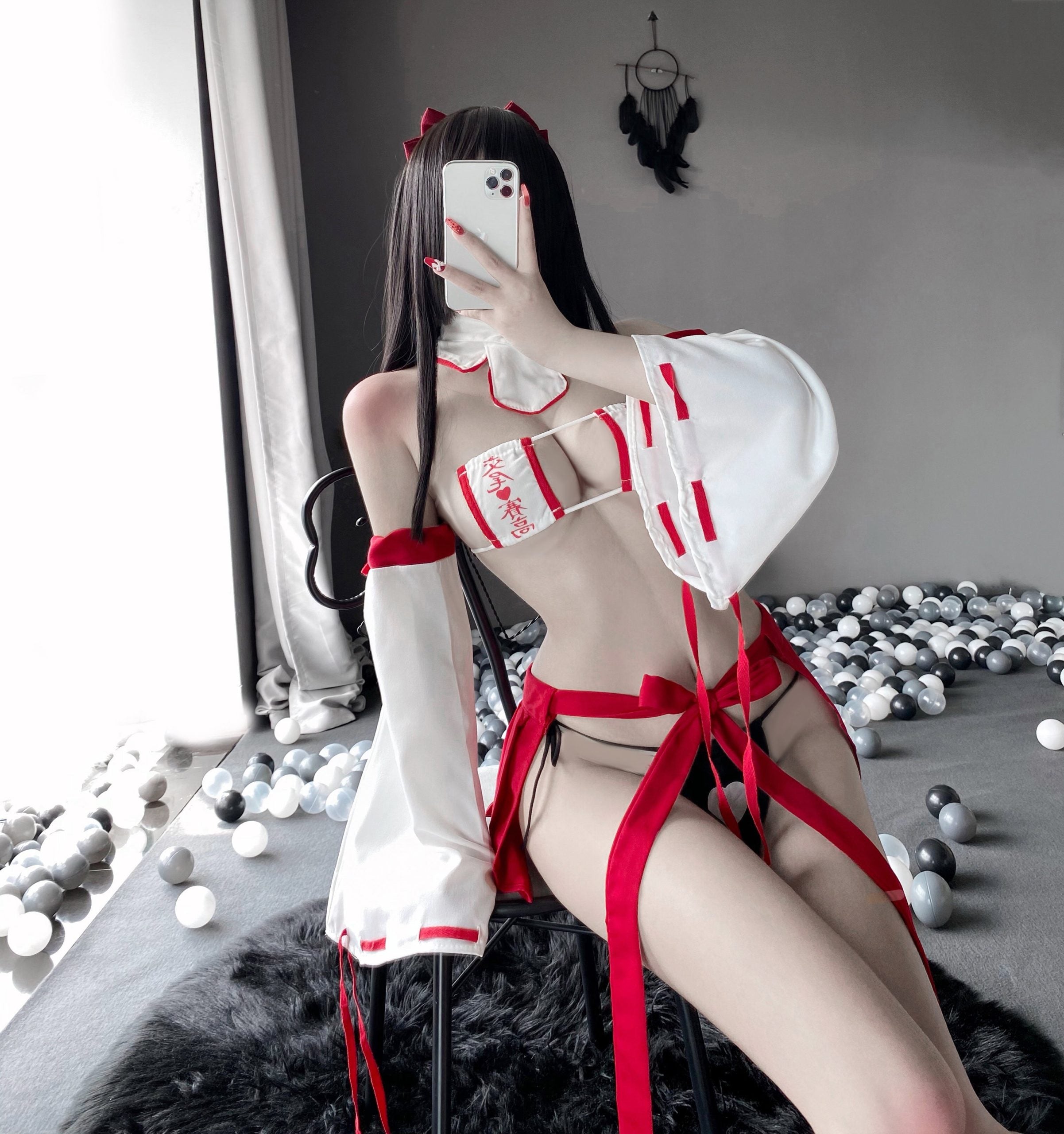 SC267 Cute Witch Three-Point French Maid Outfit