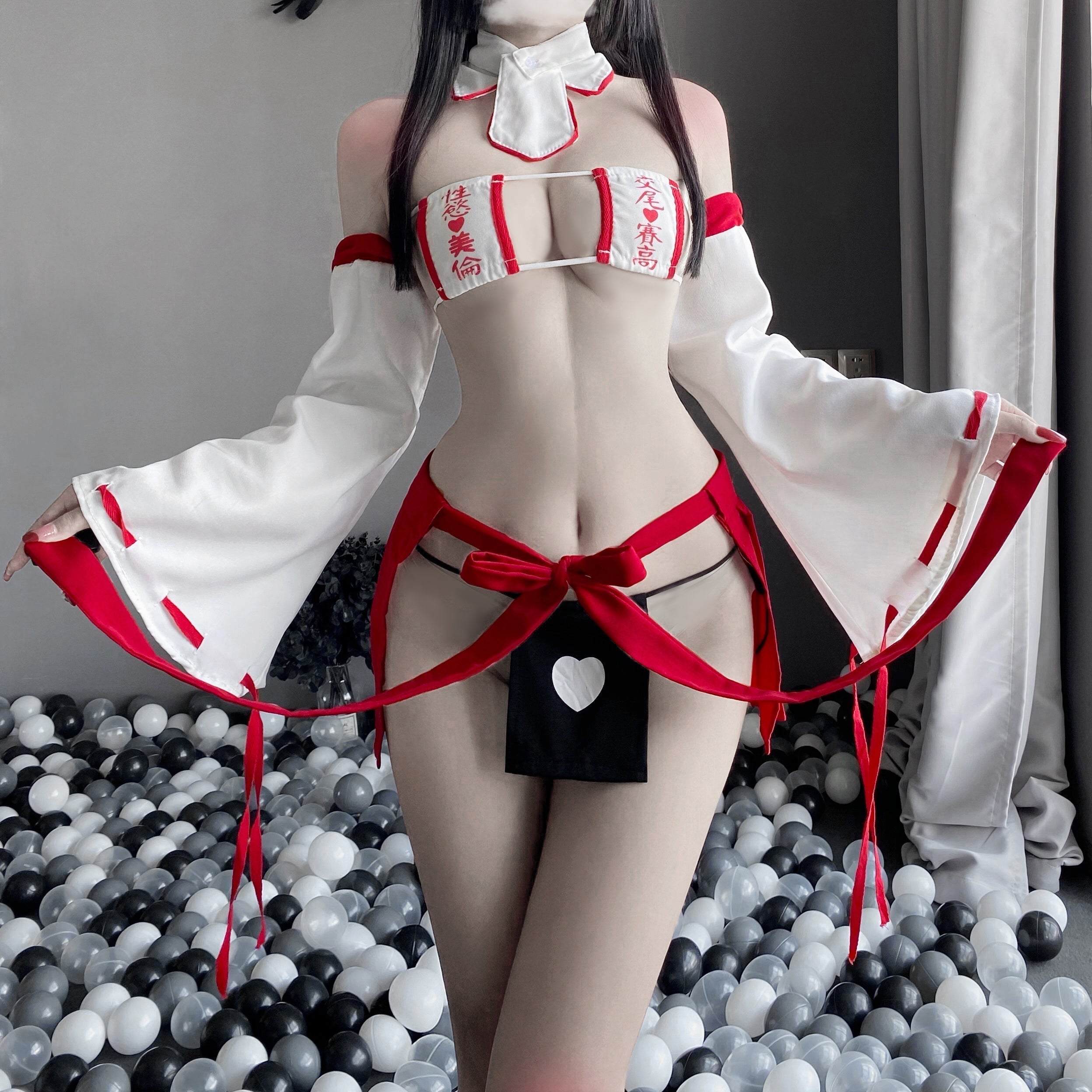 SC267 Cute Witch Three-Point French Maid Outfit