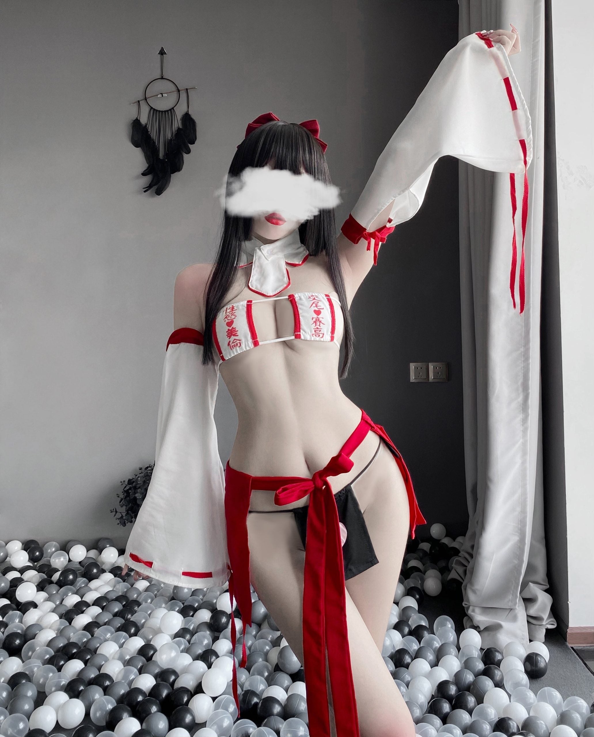 SC267 Cute Witch Three-Point French Maid Outfit