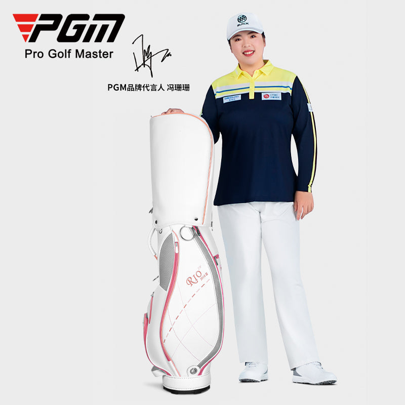 PGM QB042 Woman PU Golf Cart Bag Waterproof Lightweight Staff Golf Bag