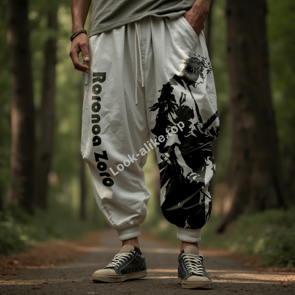 Printed Tapered Casual Pants